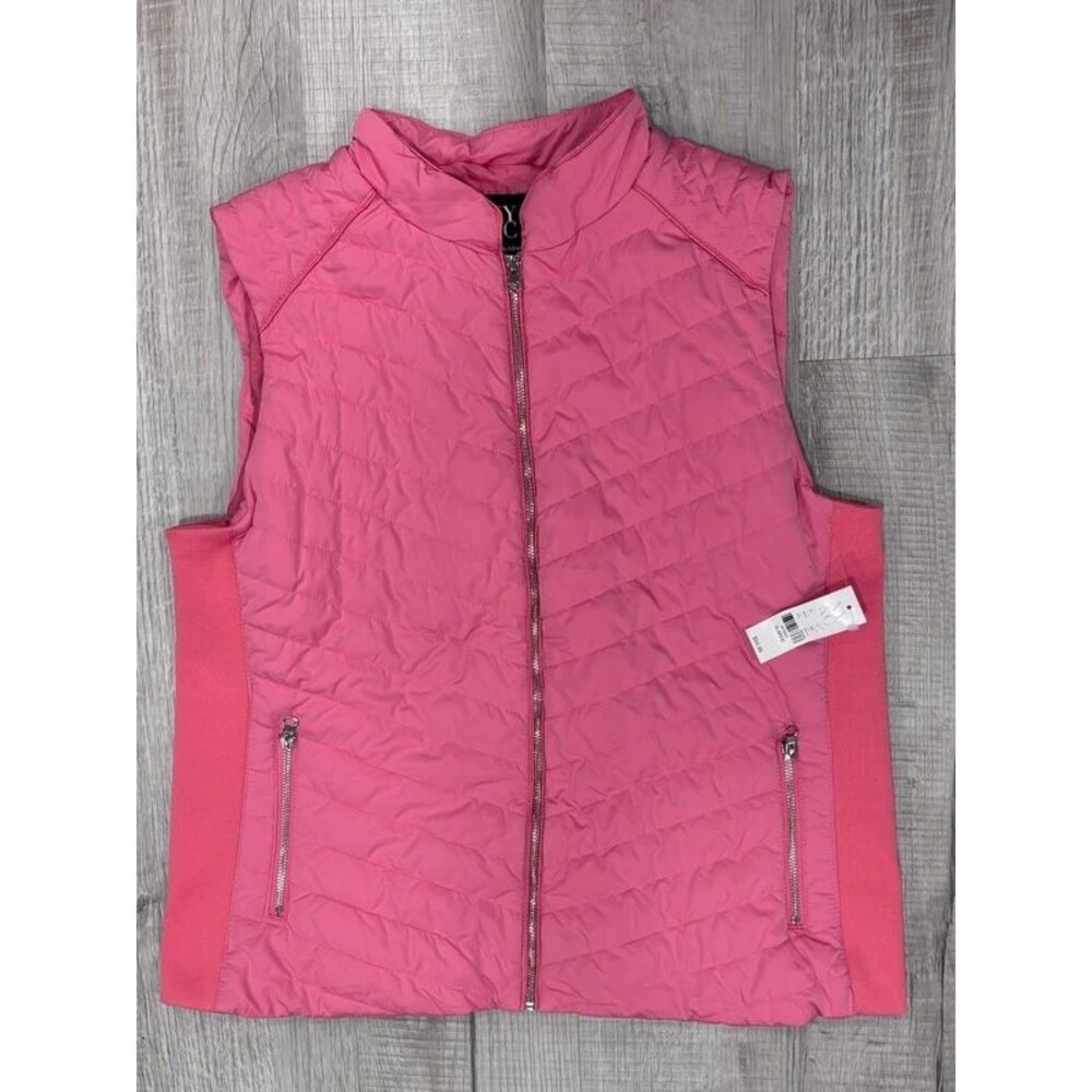 NWT New York & Company Pink Quilted Puffer Vest – Women’s XL